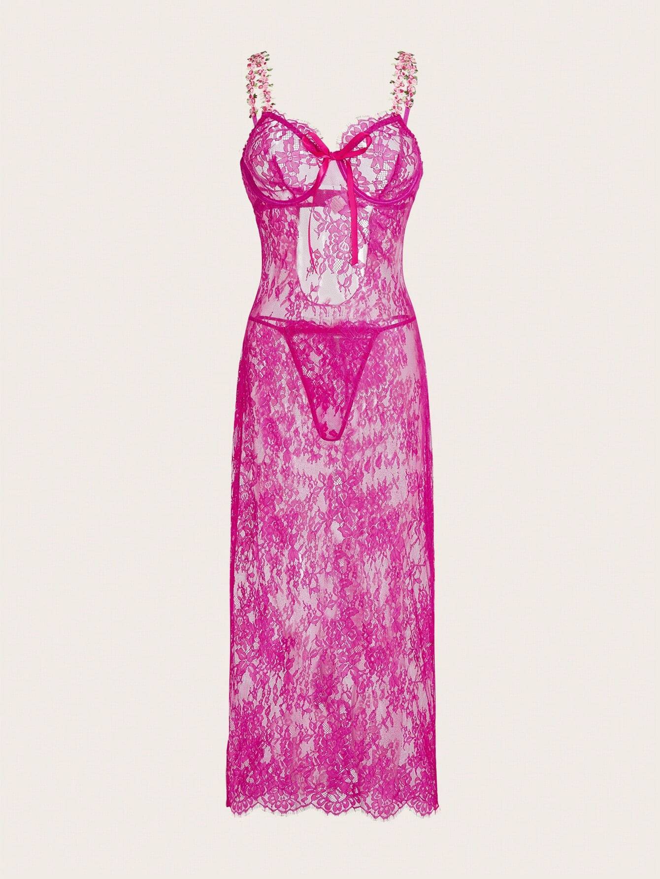 Robe de lingerie sexy en dentelle